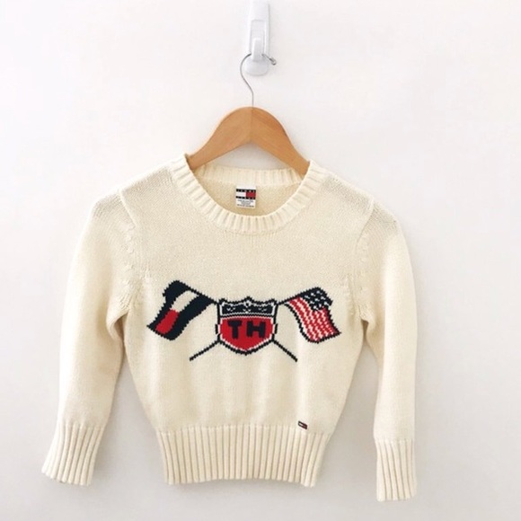 Tommy Hilfiger Sweaters - Vintage Tommy Hilfiger Woven Sweater